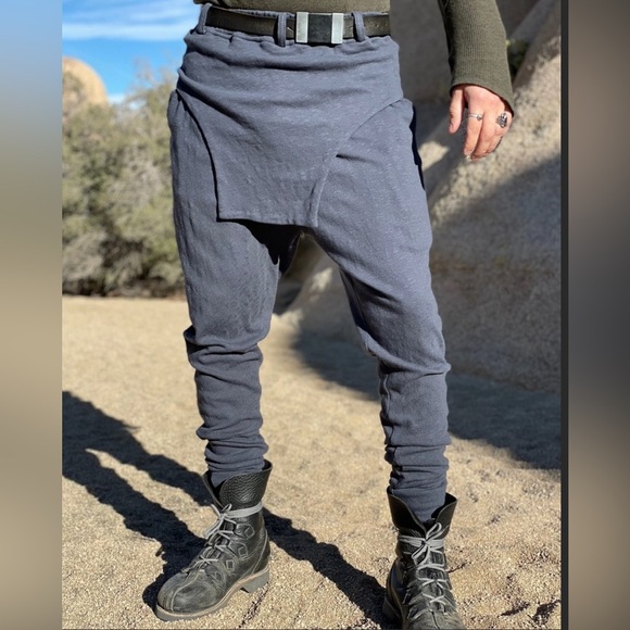 Opal Moon Designs UNISEX Rogue Pants Slate Blue Gray Size Medium - Picture 1 of 12